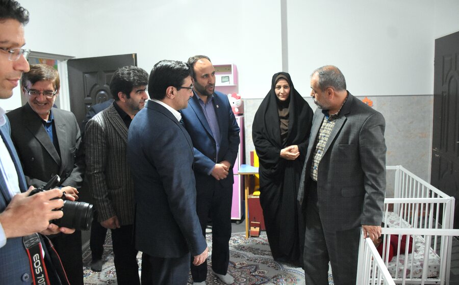 بازدید مسئولان از شیرخوارگاه معتضدی