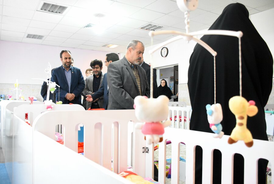 بازدید مسئولان از شیرخوارگاه معتضدی