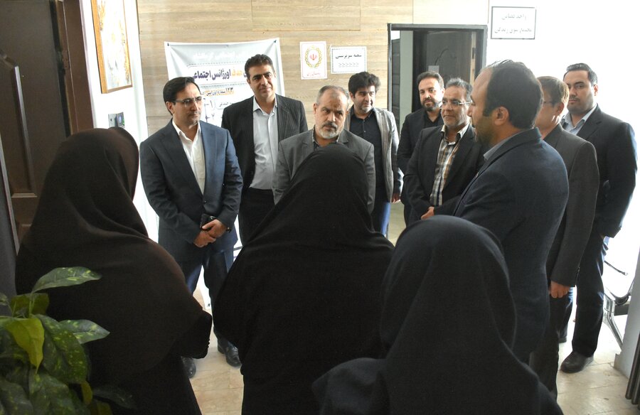 بازدید مسئولان از مجموعه اورژانس اجتماعی