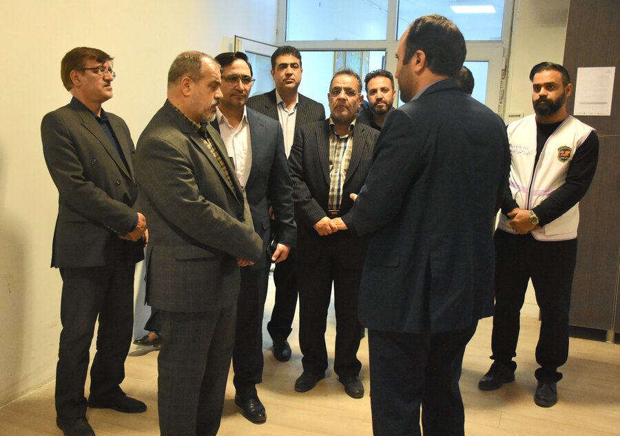 بازدید مسئولان از مجموعه اورژانس اجتماعی