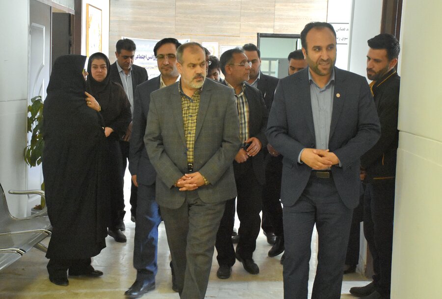 بازدید مسئولان از مجموعه اورژانس اجتماعی