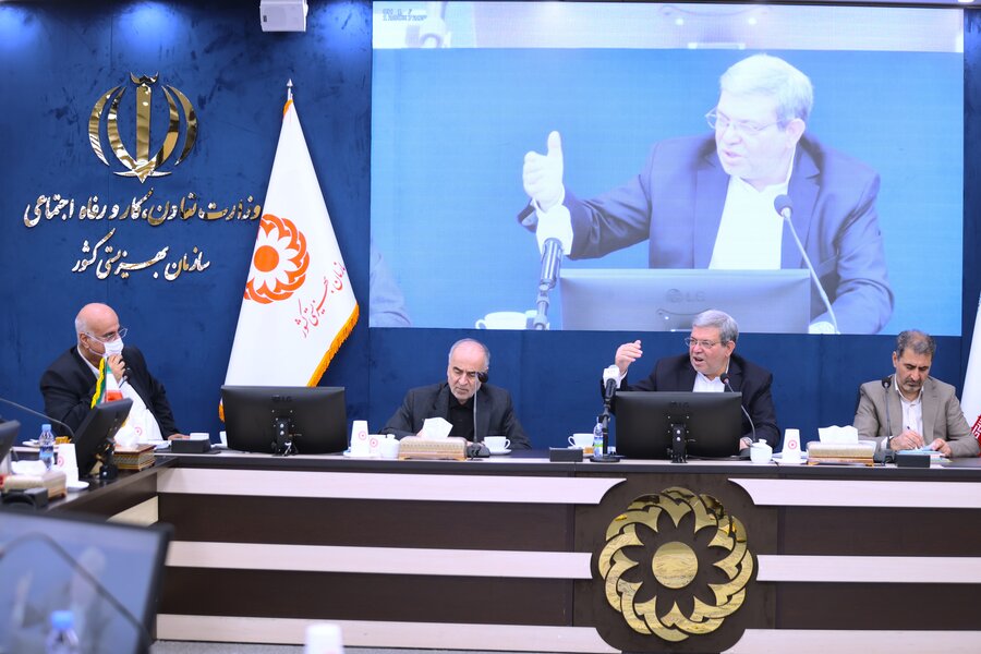 نشست رئیس سازمان بهزیستی کشور با همکاران حوزه حراست ، گزینش، ارتباطات مردمی
