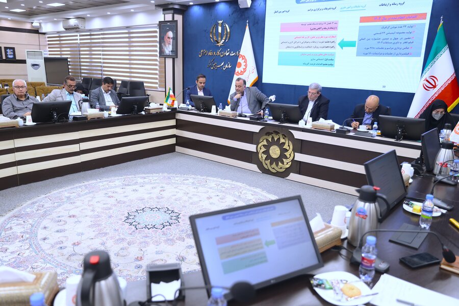 نشست رئیس سازمان بهزیستی کشور با همکران حوزه روابط عمومی ، مجلس ، امور بانوان