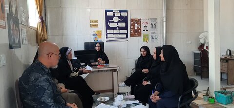 نظرآباد | بازدید گروهی از مرکز مثبت زندگی کد ۴۶۰۳ با حضور رئیس بهزیستی نظرآباد
