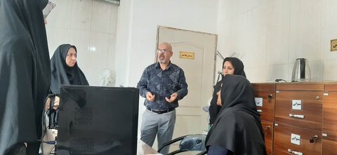 بازدید گروهی از مرکز مثبت زندگی کد ۴۶۰۳ با حضور رئیس بهزیستی نظرآباد