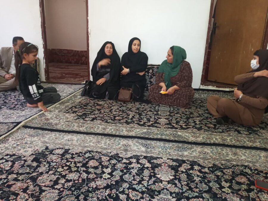 دیواندره | دیدار با خانواده مددجویان دارای اختلال طیف اوتیسم