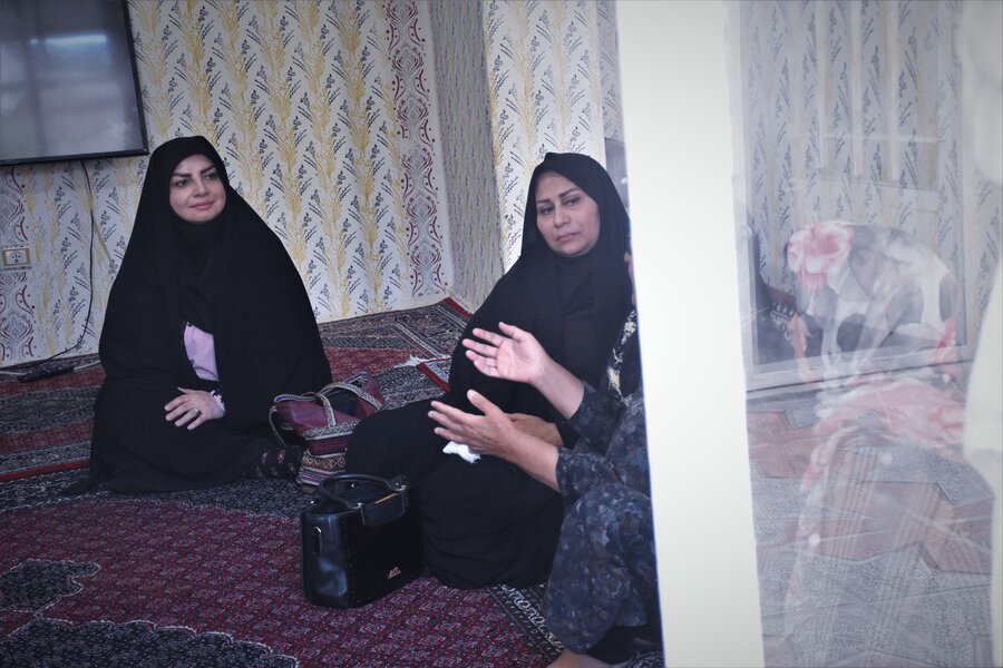 دیدار مدیرکل بهزیستی با مددجویان