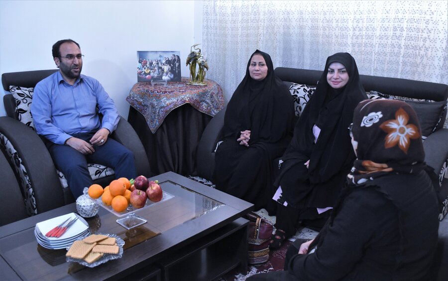 دیدار مدیرکل بهزیستی با مددجویان