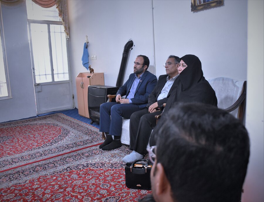 دیدار مدیرکل بهزیستی با مددجویان