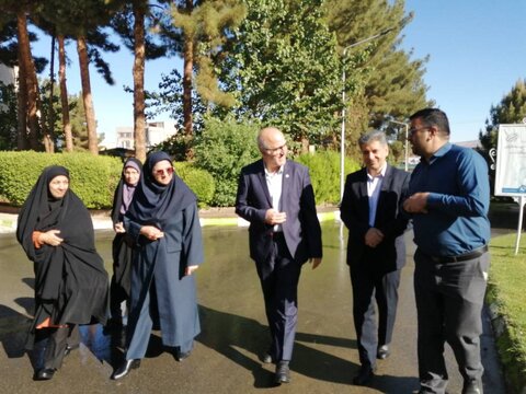 مدیرکل بهزیستی استان خراسان جنوبی در اولین بازدید کاری مرکز استان، میهمان فرشته های زمینی در توانبخشی حضرت علی اکبر علیه السلام بیرجند شد