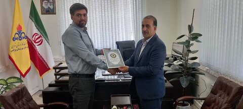 ورامین | دیدار رئیس اداره  بهزیستی با مدیریت شرکت گاز شهرستان