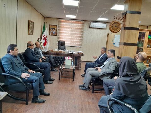 دیدارعضو شورای اسلامی شهررشت با سرپرست بهزیستی گیلان