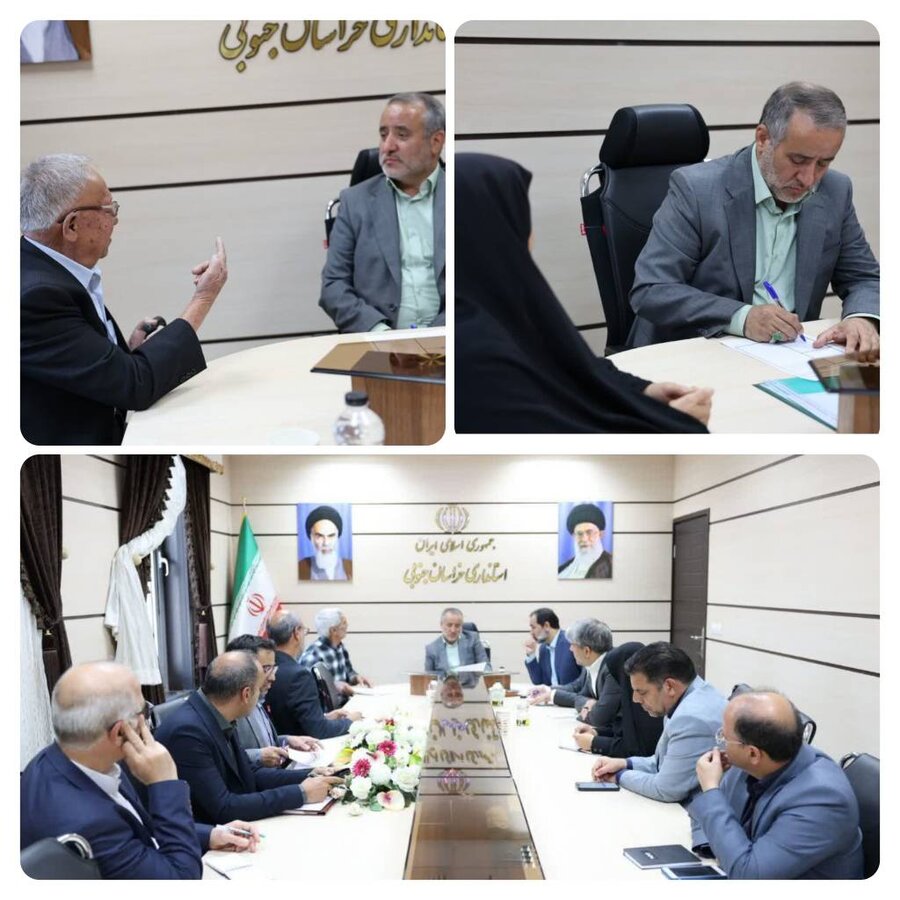 ملاقات مردمی هاشمی استاندار خراسان جنوبی