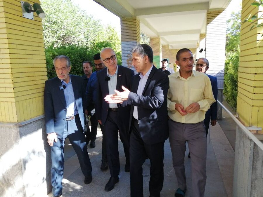 مدیرکل بهزیستی استان خراسان جنوبی در اولین بازدید کاری مرکز استان، میهمان فرشته های زمینی در توانبخشی حضرت علی اکبر علیه السلام بیرجند شد