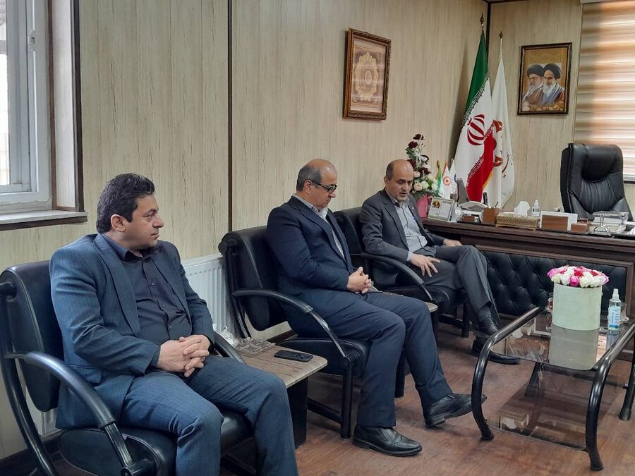 دیدار عضو شورای شهررشت با سرپرست بهزیستی گیلان