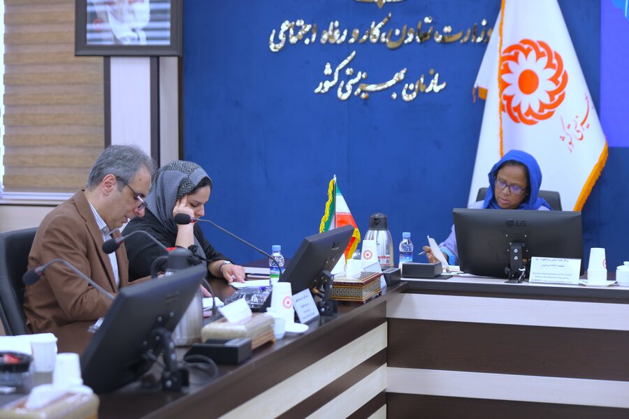 نشست بررسی همکاری میان سازمان بهزیستی کشور و صندوق دفتر توسعه سازمان ملل متحد