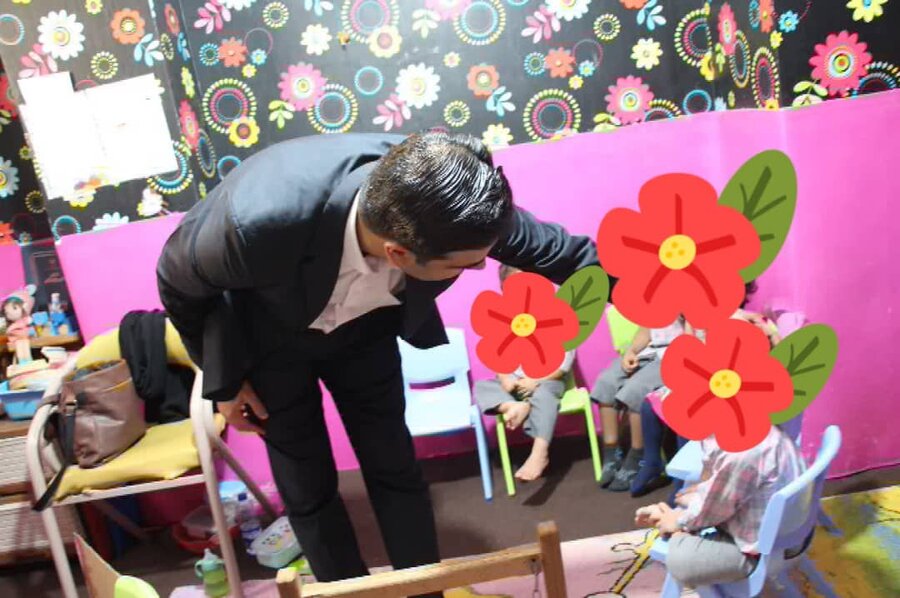 بندرعباس| بازدید رئیس بهزیستی بندرعباس از مرکز توانبخشی آوای فرشتگان