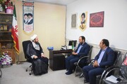 دیدار مدیرکل بهزیستی با امام جمعه شهرستان سنقروکلیایی