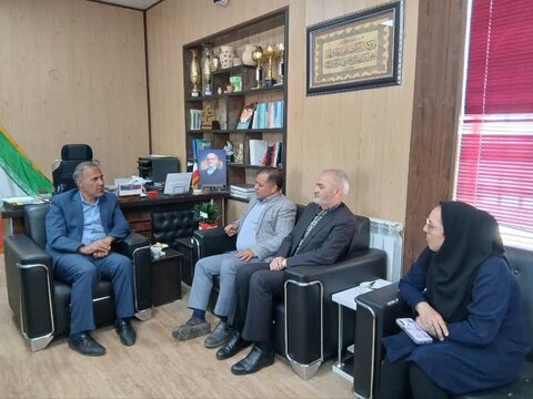 دیدار سرپرست اداره بهزیستی سبزوار با شهردار وبخشدار روداب