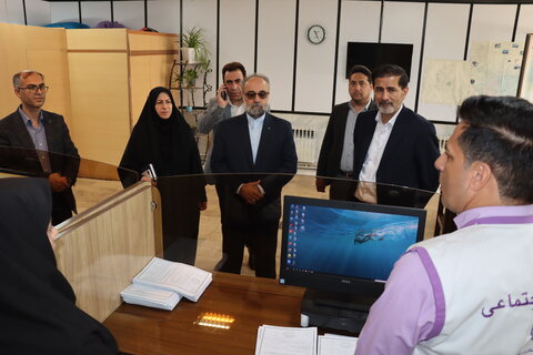 گزارش تصویری|  بازدید دادستان و شهرستان اردبیل از واحدهای اداره بهزیستی شهرستان اردبیل