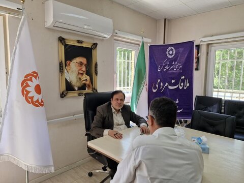 کرج | مدیر بهزیستی کرج میزبان جامعه هدف بهزیستی و عموم مردم در جلسات ملاقات مردمی بود