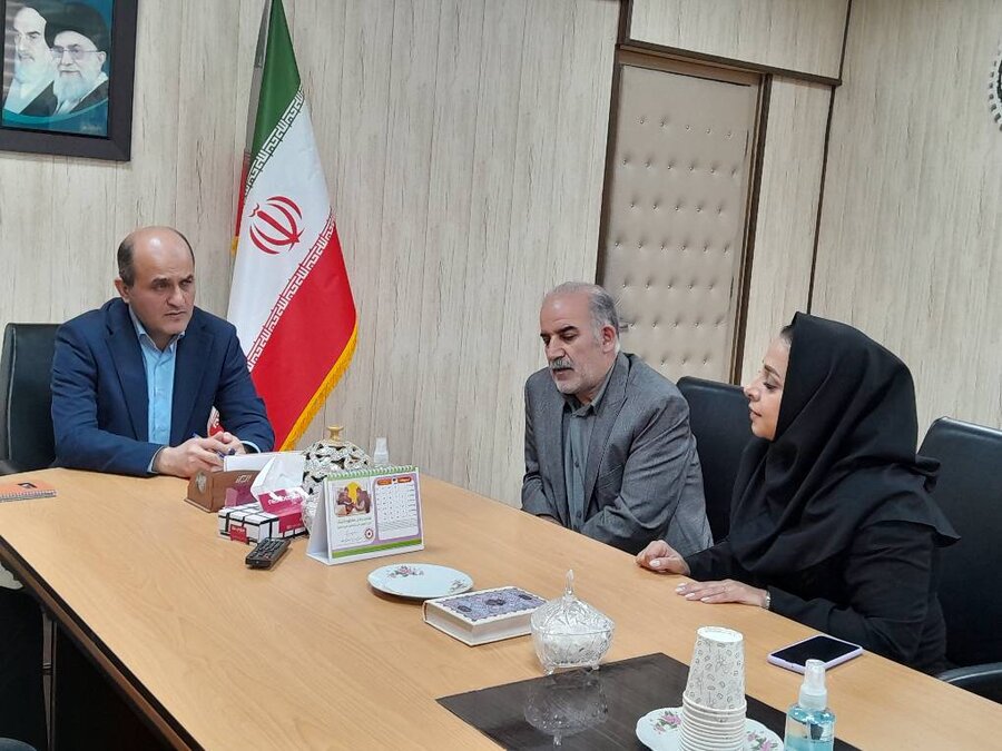 دیدار کانون ناشنوایان شرق گیلان با سرپرست بهزیستی