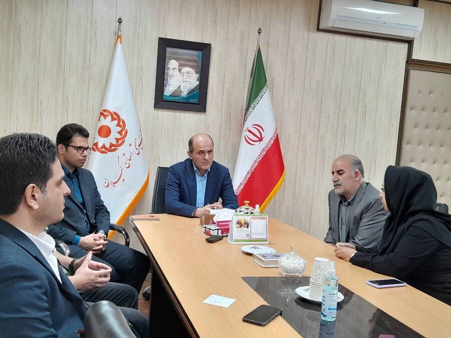 دیدار کانون ناشنوایان شرق گیلان با سرپرست بهزیستی