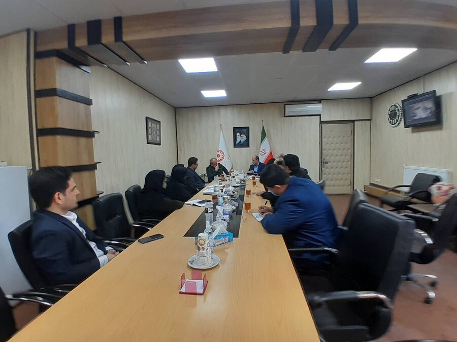 نشست مشترک سرپرست بهزیستی گیلان با مسئول بسیج سازندگی سپاه قدس گیلان