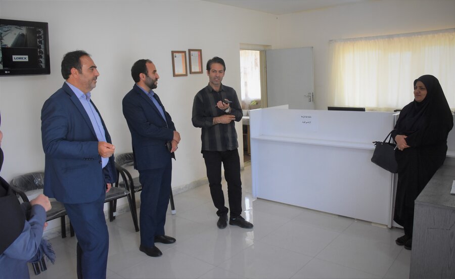 بازدید مدیرکل بهزیستی از مراکز شهرستان سنقروکلیایی