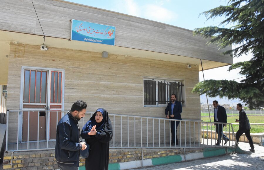 بازدید مدیرکل بهزیستی از مراکز شهرستان سنقروکلیایی