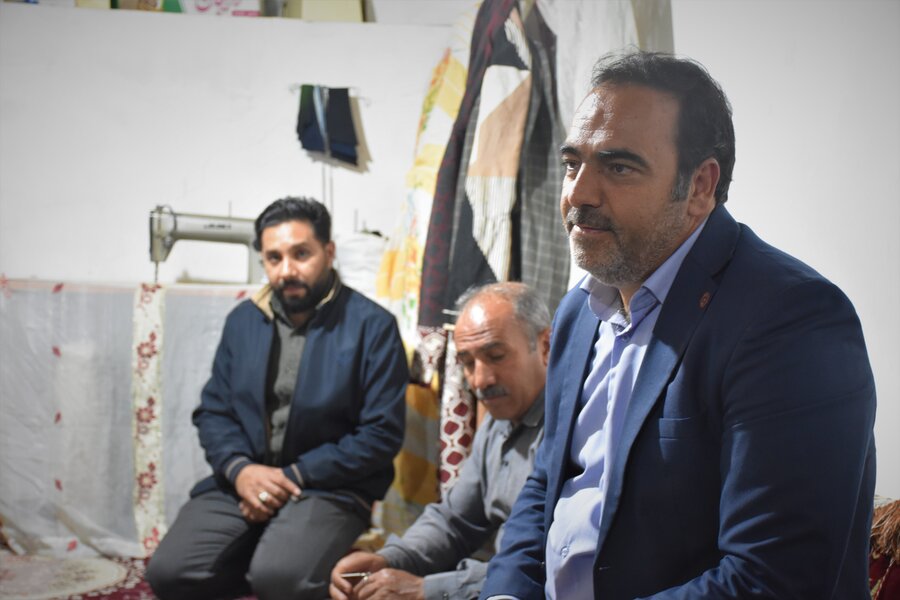 دیدار مدیرکل بهزیستی با مددجویان شهرستان سنقروکلیایی
