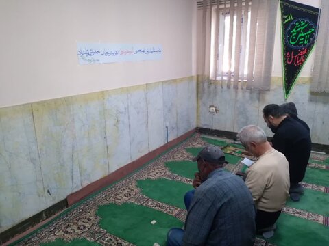 برگزاری مراسم معنوی قرائت زیارت عاشورا به مناسبت شهادت امام جعفر صادق(ع)