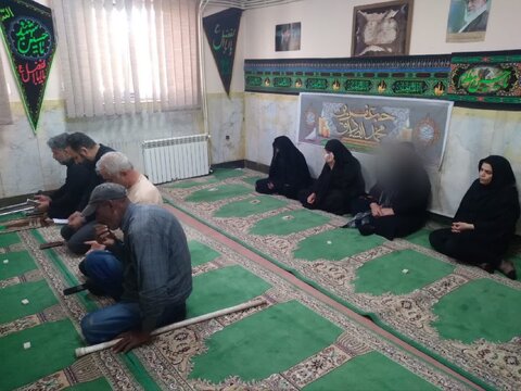 برگزاری مراسم معنوی قرائت زیارت عاشورا به مناسبت شهادت امام جعفر صادق(ع)