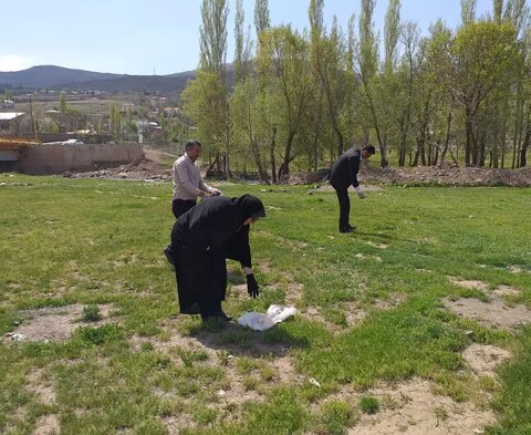 حضور توانخواهان در مراسم پاکسازی طبیعت و روز  گرامیداشت زمین پاک در شهرستان طالقان
