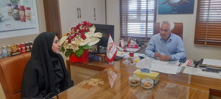 جلسه هم اندیشی رئیس بهزیستی با مدیرعامل شرکت شیلتون