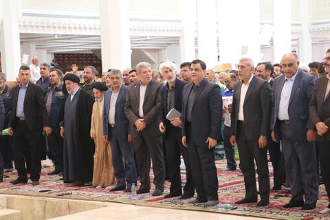 گزارش تصویری|سخنرانی رییس سازمان بهزیستی کشور پیش از خطبه های نماز جمعه شیراز