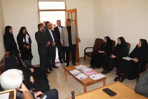 بازدید رئیس سازمان بهزیستی از مرکز امداد اجتماعی بهزیستی فارس در حرم حضرت احمد بن موسی (ع)