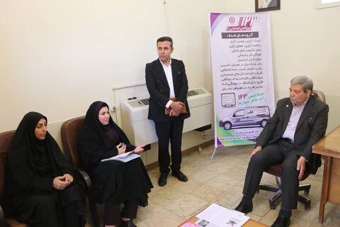 بازدید رئیس سازمان بهزیستی از مرکز امداد اجتماعی بهزیستی فارس در حرم حضرت احمد بن موسی (ع)
