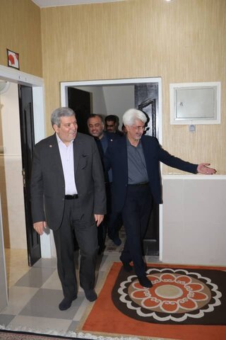 بازدید رئیس سازمان بهزیستی از مرکز امداد اجتماعی بهزیستی فارس در حرم حضرت احمد بن موسی (ع)