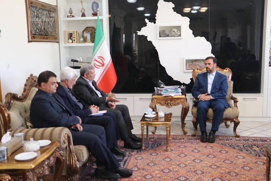 گزارش تصویری|ملاقات معاون وزیر و رئیس سازمان بهزیستی کشور با استاندار فارس