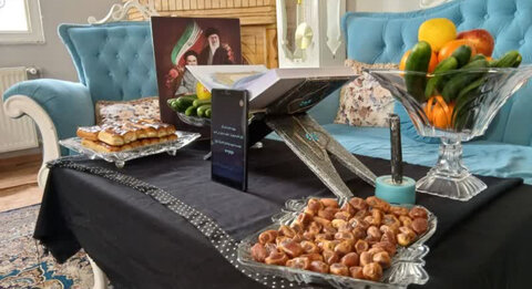 ساوجبلاغ | برگزاری مراسم عزاداری در مرکز درخشان امام رضا (ع)