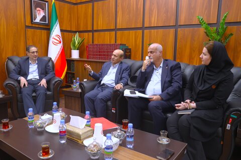 دیدار دکتر جغتایی و دکتر امامی رضوی معاون وزیر بهداشت با رئیس سازمان بهزیستی کشور