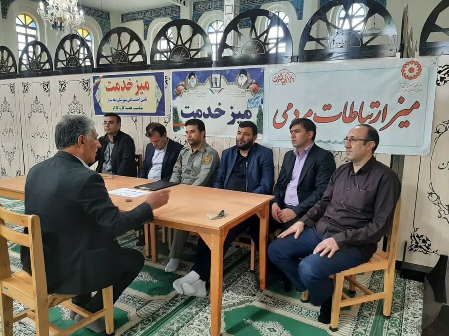 بیله سوار| حضور رئیس و مسئول امور اداری اداره بهزیستی شهرستان بیلهسوار در محل برگزاری نماز جمعه و برپایی میز ارتباطات مردمی
بیله سوار| حضور رئیس و مسئول امور اداری اداره بهزیستی شهرستان بیلهسوار در محل برگزاری نماز جمعه و برپایی میز ارتباطات مردمی