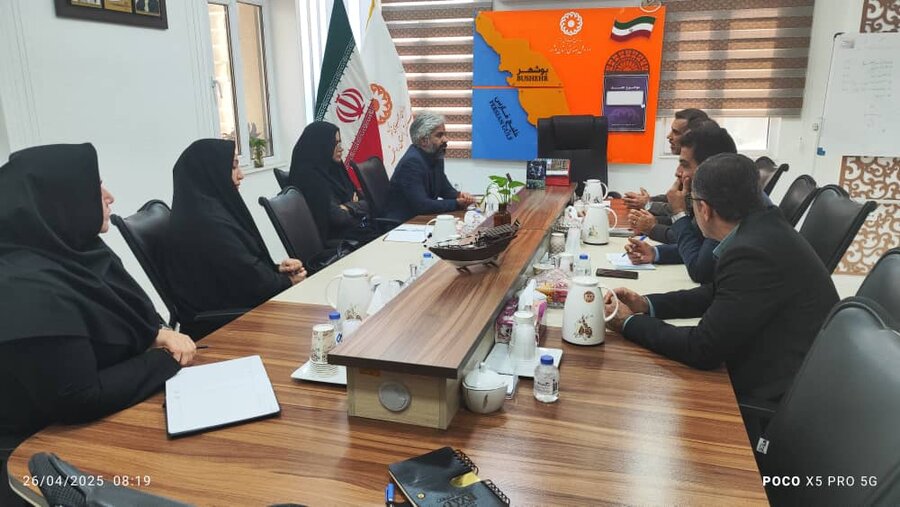 نشست تخصصی دادستان بوشهر و مسئولان بهزیستی/ تعامل بین‌بخشی راهکار عبور از چالش‌های اجتماعی