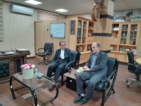 دیدار معاون دادستان استان با سرپرست بهزیستی گیلان