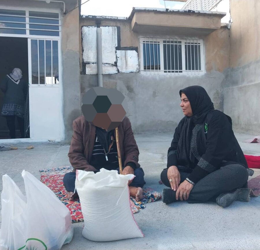 بانویی مهربان که یاور بهزیستی شد