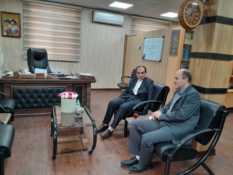 دیدار معاون دادستان استان با سرپرست بهزیستی گیلان 
