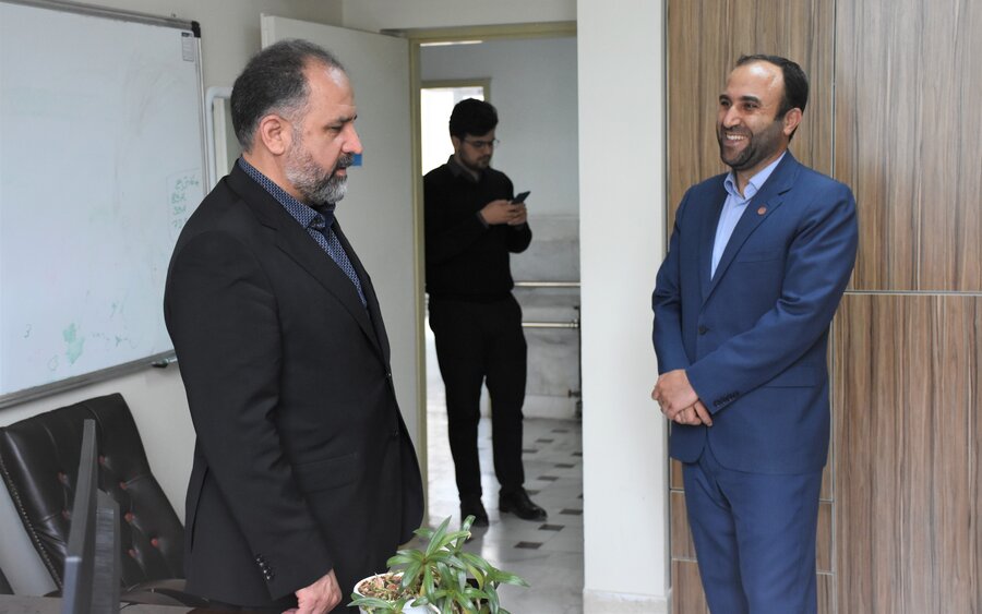 بازدید دکتر خانپور (استانداری) از بهزیستی استان کرمانشاه