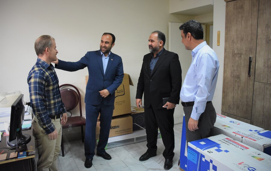 بازدید دکتر خانپور (استانداری) از بهزیستی استان کرمانشاه