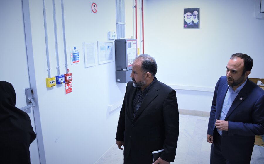 بازدید دکتر خانپور (استانداری) از بهزیستی استان کرمانشاه